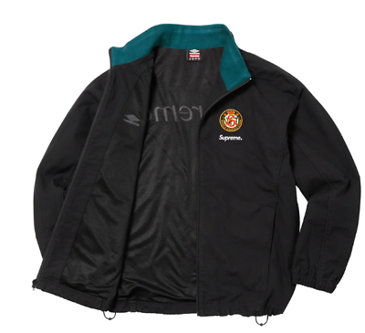 Supreme x Umbro Cotton Ripstop Track Jacket Black Size Medium FW23 Soccer  London