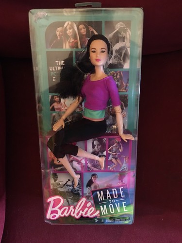 Barbie Made to Move 11 Zoll Puppe 22 flexible Gelenke kreative Pose asiatisch neu
