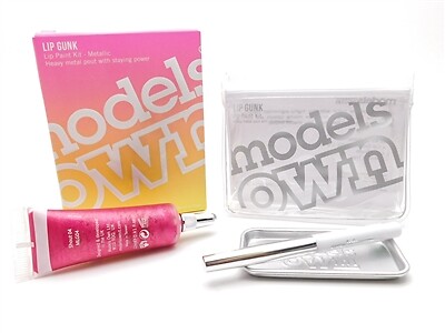 Models Own Lip Gunk Lip Paint Kit: 1 Glossy lip paint, 1 Lip brush, 1 Mixing ...
