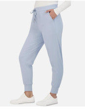 Sage Collective Womens Joggers With Pockets Dusty Blue Medium