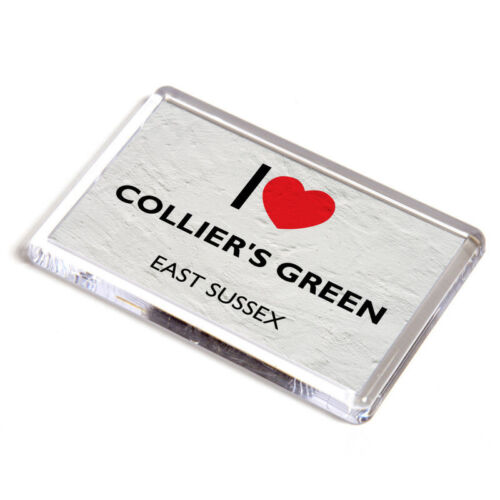 FRIDGE MAGNET - I Love Collier's Green, East Sussex - Afbeelding 1 van 1