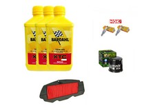 MGM TAGLIANDO HONDA FJS 400 600 SILVER WING 2011 BARDAHL 15W50 FILTRI CANDELE