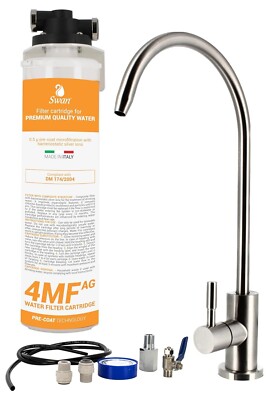 Wasserfiltersystem aus Unterbau - Filter 4 MF-AG - QL1 Kopf - Rubi