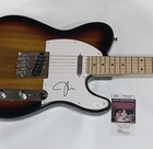 FATHER JOHN MISTY SIGNED SUNBURST ELECTRIC GUITAR AUTOGRAPHED JSA COA — photo 2