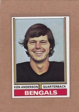1974 TOPPS FOOTBALL KEN ANDERSON #401 BENGALS EX+ *A23544
