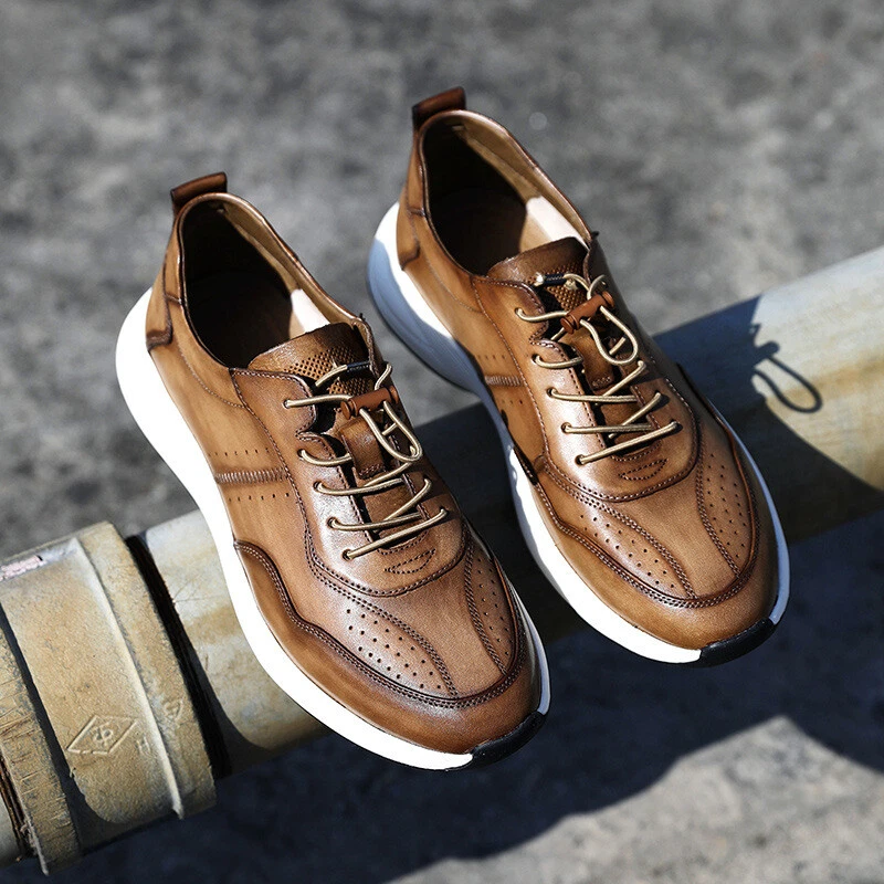 Mens casual top dress tennis shoes