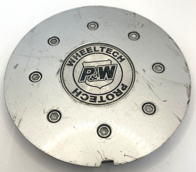 mcd0468na01 Protech Wheeltech Black / Silver Wheel Center Cap nc-0115