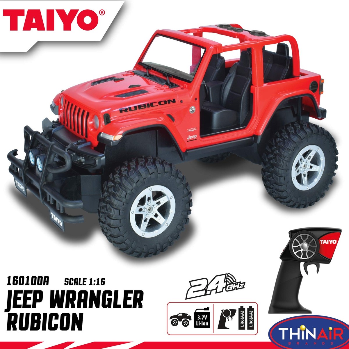 Jeep Rubicon 1:16 RC Car with Controller and Charger (T541) | eBay