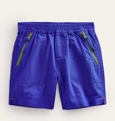 Mini Boden blaue Ripstop-Shorts Größe 6 Jahre *nagelneu mit Etikett* Jungen/Mädchen