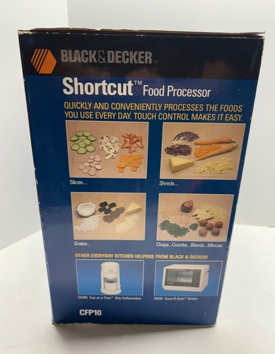 Black & Decker Küchenmaschine Shortcut CFP10 Platzsparer 2 Tassen Neu Versiegelt - Bild 3 von 3