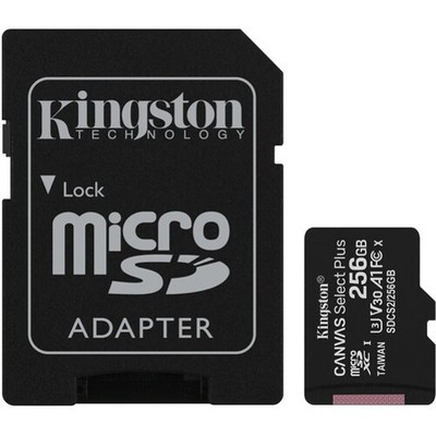 Kingston 256GB Memory Card High Speed MicroSD Class 10 for Smartphones