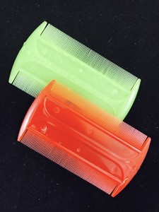 2x Pcs Lice Hair Comb Plastic Dry Wet Nit Flea Eggs Kids Cootie