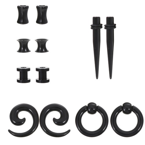 Decentraland Ohr Expander 4mm(6g) - 2 Stück Acryl Ohrstöpsel Hypoallergen