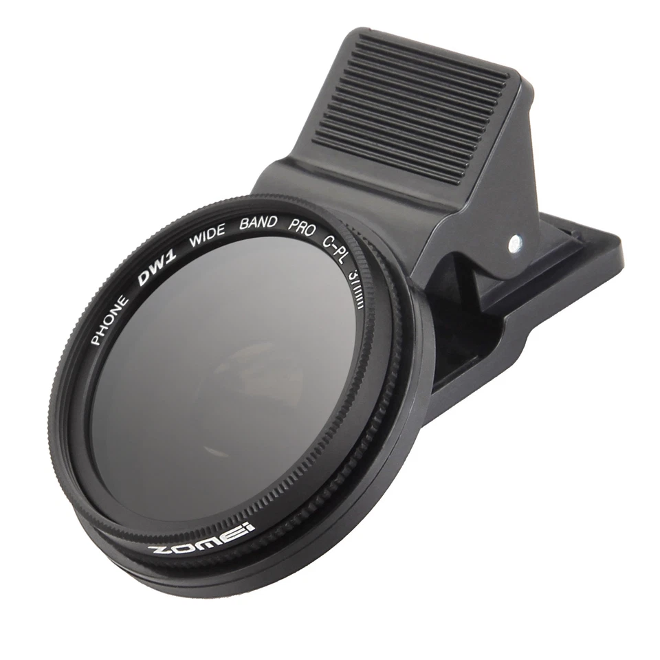 ZOMEI 37mm thread Clip-On Circular Polarizing CPL Filter For iPhone6/6S/5/5C/SE - Image 3 of 4