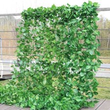 24Stk-set Hängepflanze 200cm Künstliche Efeuranken Kunstpflanzen Rattan Blatt