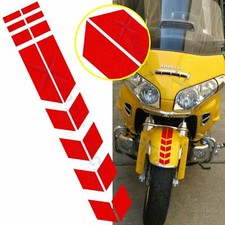 Pre-cut Motorcycle Stripe Stickers Decal Sport Red Reflective Arrow For Honda
