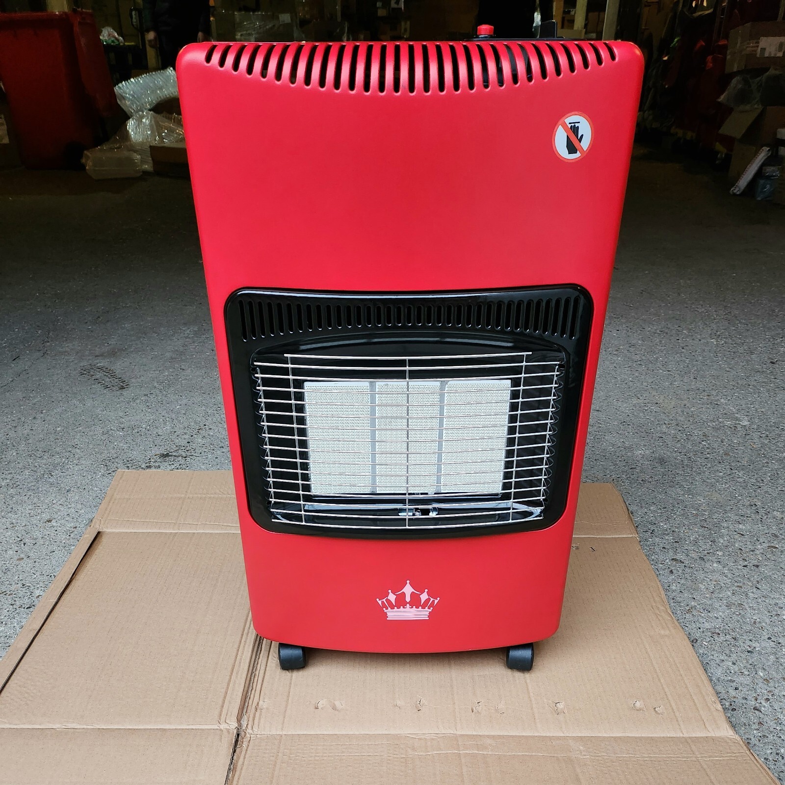 USED 4.2KW PORTABLE FIRE GAS HEATER LPG BUTANE HEATER