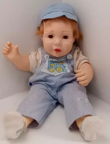Vintage 1985 Hasbro Real Baby Boy Doll by Judith Turner