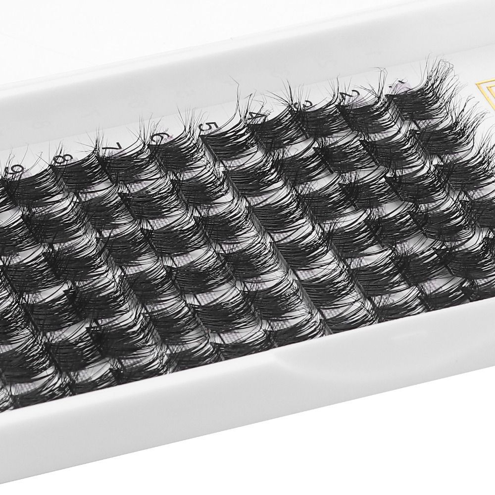 Faux Mink Individual Cluster Lashes Dramatic DIY Eyelash Extension ...