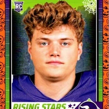 JJ McCarthy 2024 Score-A-Treat Orange Pumpkins Rookie Card #19 - Vikings