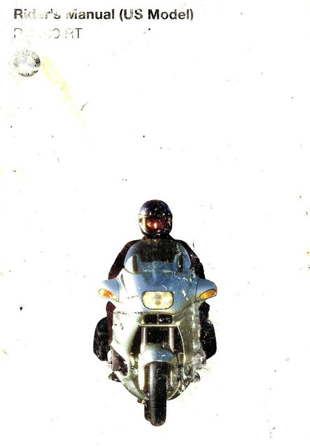 1997-1998 BMW R1100RT MOTORCYCLE OWNERS RIDERS MANUAL -BMW R 1100 RT