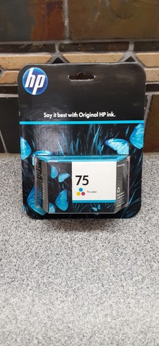 GENUINE HP 75 Color Ink Cartridge NEW, EXP 2012 - 第 1/3 張圖片