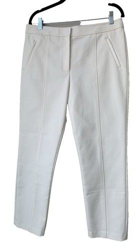 NWT Tory Burch Heidi Slim Fit Print Pants Carinthia Navy White  display picture 1