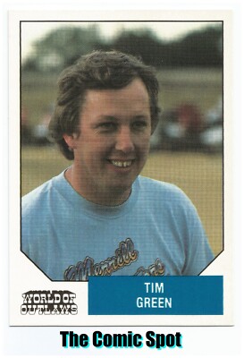 1987 WORLD OF OUTLAWS ~ TIM GREEN #51 ~ RC ROOKIE CARD ~ SPRINT CAR DIRT RACING