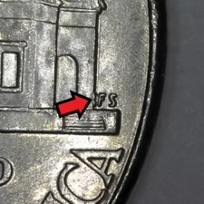 2017-P Jefferson Nickel Circulated "FS" Die Chip Error/Variety