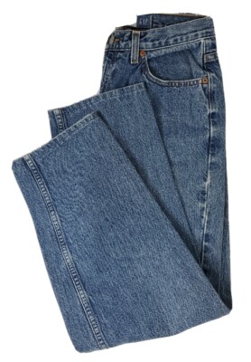 Gap Reverse Blue Jean Pants Women 10 XLong Inverse Jeans 100% Cotton