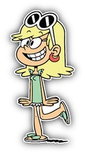 The Loud House Cartoon Leni Loud Sticker Bumper Decal - ''SIZES''