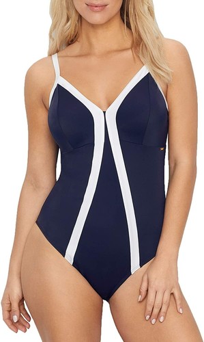 Panache MIDNIGHT/WHITE Catarina Balkonetka Jednoczęściowy strój kąpielowy, US 34D, UK 34D - Zdjęcie 1 z 9