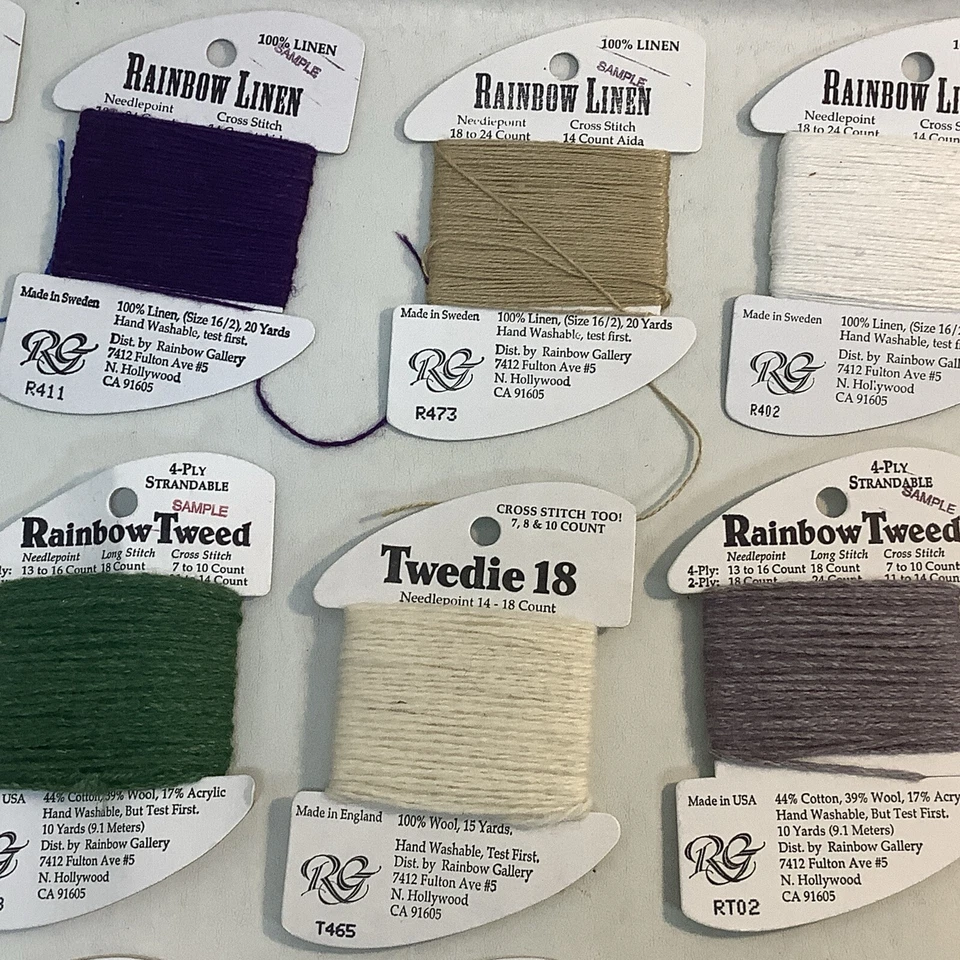 10 Rainbow Gallery Splendor Thread for Needlepoint CrossStitch Linen/Bamboo/Wool - Image 3 of 4