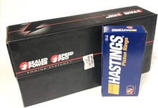 Speed Pro Dome 24cc Coated Forged Pistons8moly Rings Kit For Chevy Bb 454 060