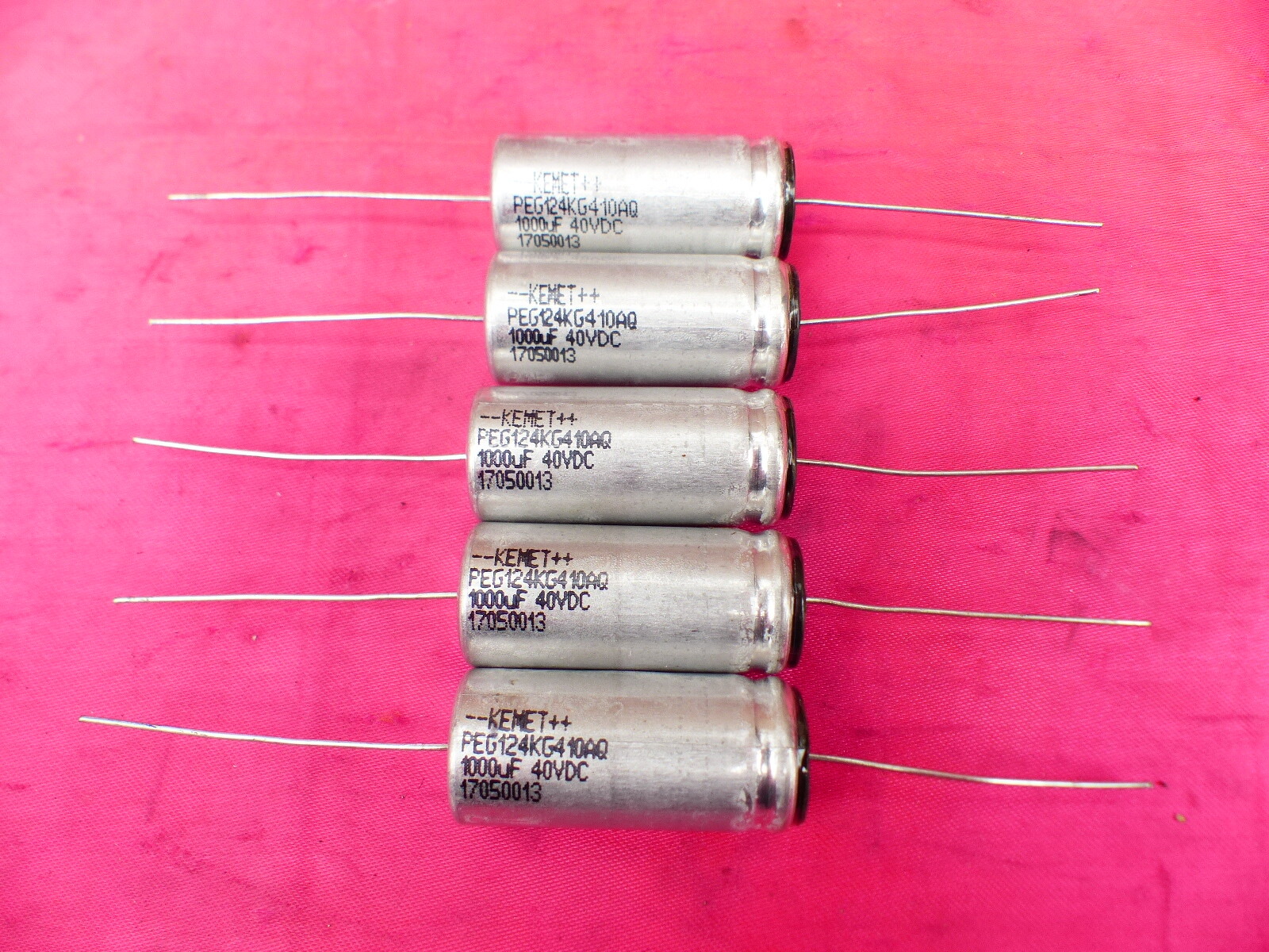 10pcs 1000uF 40V PEG124 Kemet Capacitor Audio Class A Mosfet eBay