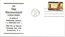FDC 1962 SC #1205 Postmaster General - Washington DC - Single - J898
