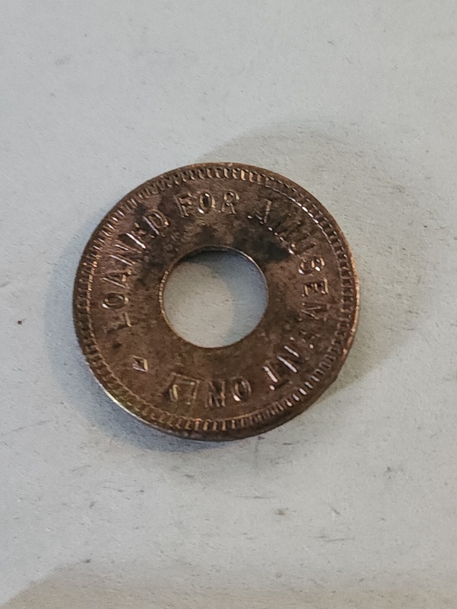 リターンタグ／ノベルティ／トークン／US ANTIQUE ＆VINTAGE YE OLDE CURIOSITY SHOP GOOD LUCK SOUVENIR TOKEN MEDAL COIN SEATTLE