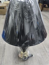 NEW TABLE LAMP WITH SHADE BLACK