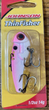 Johnson Thin Fisher THF1/2-PSH Hook 1/2oz-Bra...