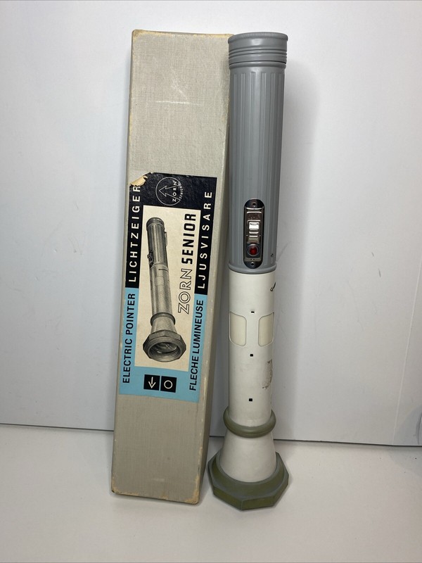 Lichtzeiger Zorn Senior Electric Pointer w/ Light - 1960s - Original Box - NICE!