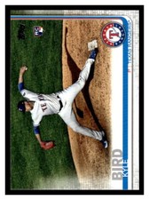 2019 Topps Update  #US80 Kyle Bird - Texas Rangers  Rookie