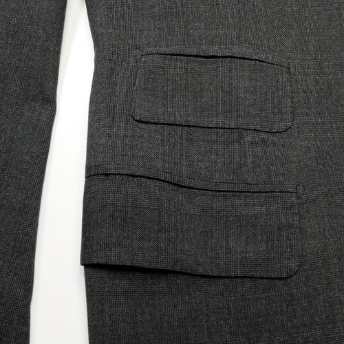 Mint VTG 46 R Woolley (Henry Poole & Co) Savile Row Slate Glen Plaid Wool Suit - Picture 8 of 20