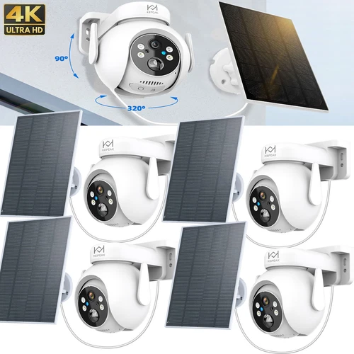 Camara De Seguridad Solar Inalambricas 1080P CCTV paneles solares al aire libre