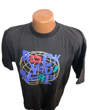 ROCK and ROLL HALL OF FAME Cleveland Member Vintage Black T Shirt Size XL USA ROCK and ROLL HALL OF FAME Cleveland Member Vintage Black T Shirt Size XL USA