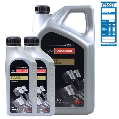 7L Original Ford Motoröl 5W-30 Motorcraft für Freigabe WSS-M2C913-C // 1x5L 2x1L