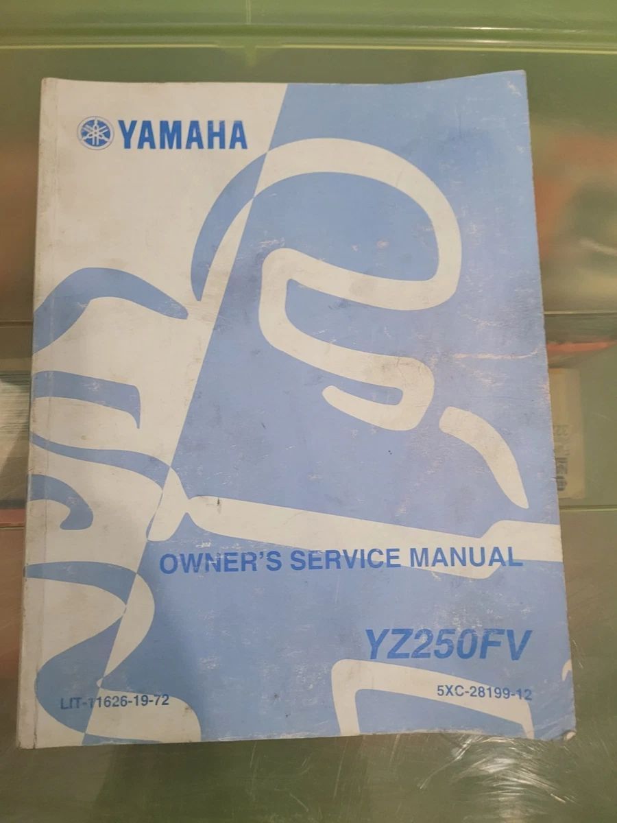 YZ250F Motorcycle Repair Manuals & Literature for sale | eBay