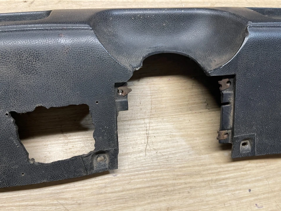 1970 tablero inferior plástico que necesita reparación + interruptores mira 16 fotos sin rallye Foto 3 de 4