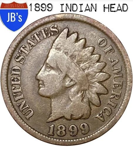 1899 Indian Head Cent Penny 1c - Good (G)