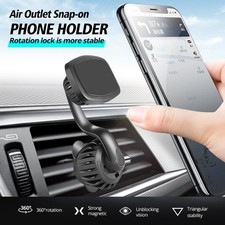 Universal Magnetic 360  Rotation Air Vent Car Mount Dashboard Phone Holder Truck