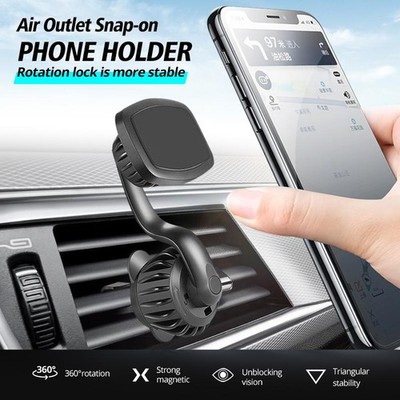 Universal Magnetic 360° Rotation Air Vent Car Mount Dashboard Phone Holder Truck